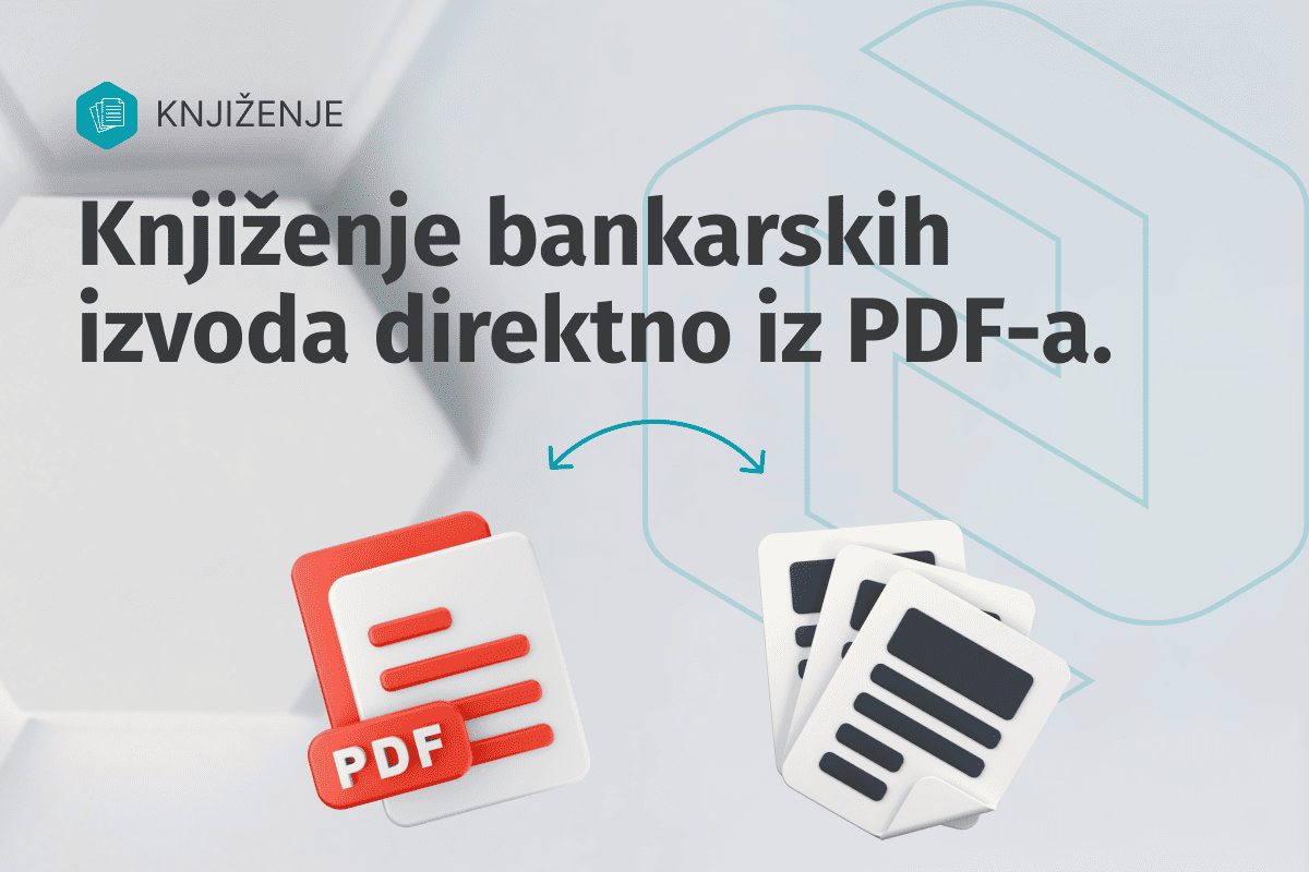 AI knjiženje bankarskih izvoda iz PDF-a u Neksus ERP-u