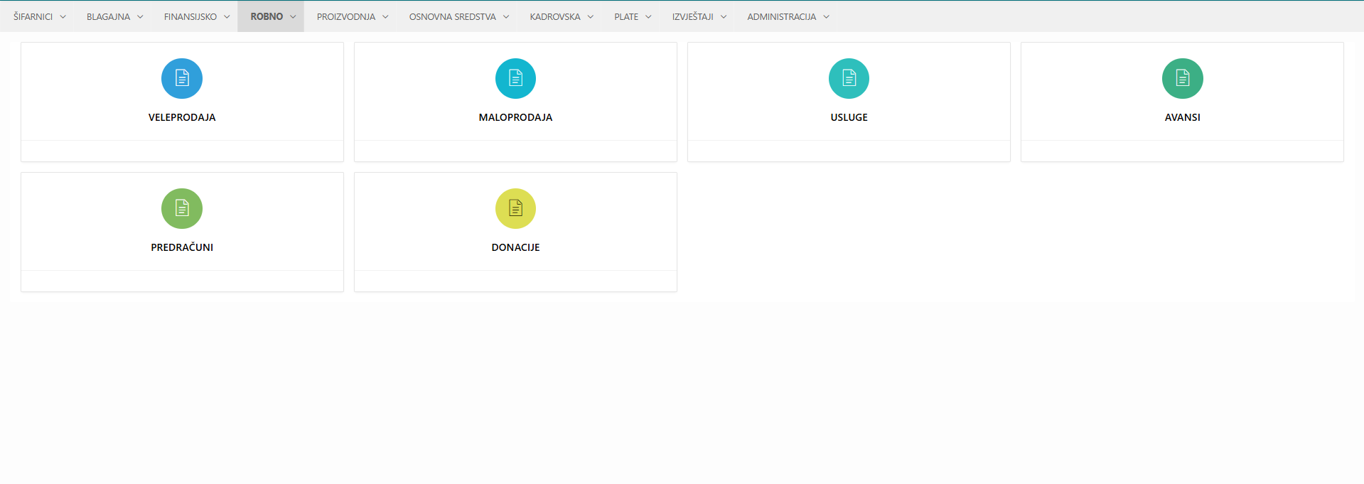 Neksus ERP screen 14